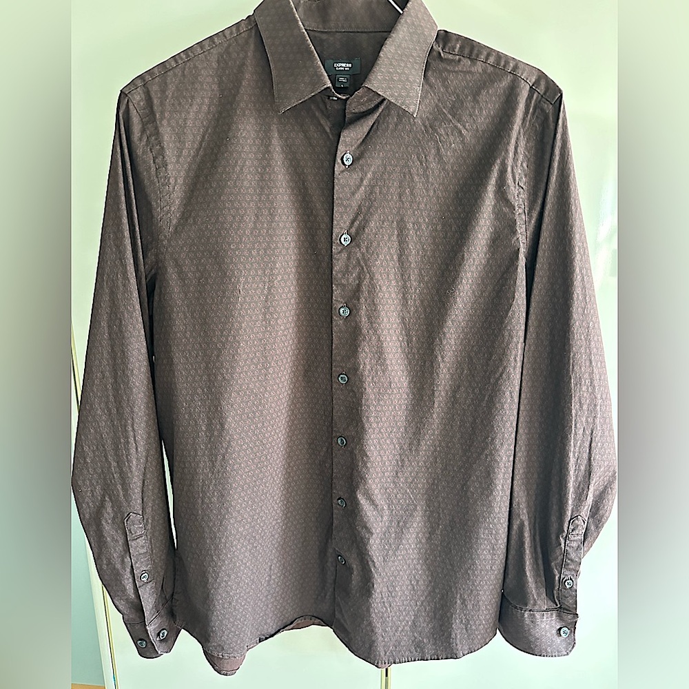 Express classic fit Men's Brown Shirt